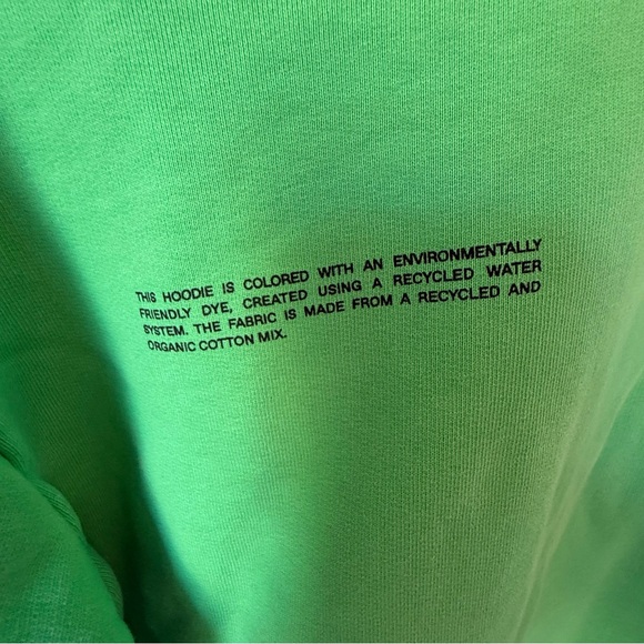 Pangaia Vibrant Green Men's Hoodie - Picture 3 of 6